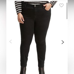🎁10 for $100🎁 Levi high rise skinny black jeans